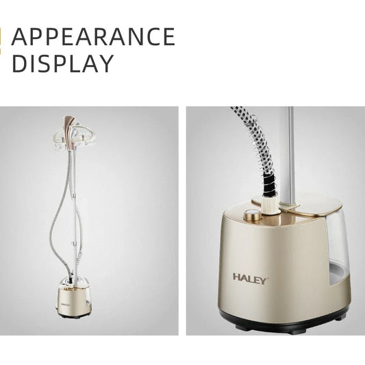 Aparat de Călcat Vertical cu Abur HALEY HY-515, 2000W – Rezervor 2.5L, Abur 50 min, Temperatura 95°C, Suport Umeraș