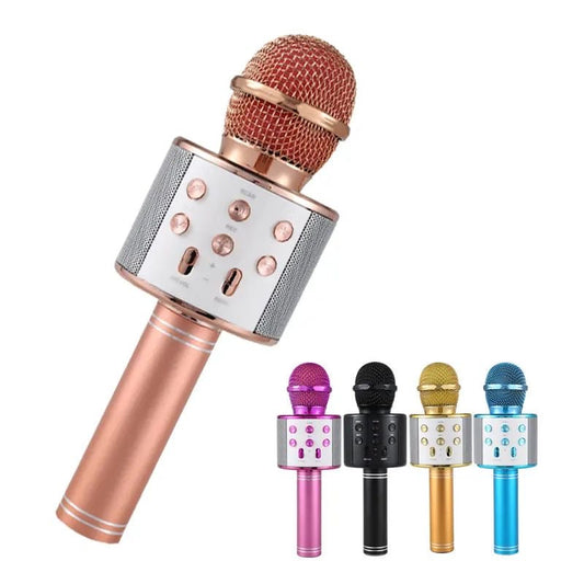 Microfon wireless pentru karaoke, cu bluetooth