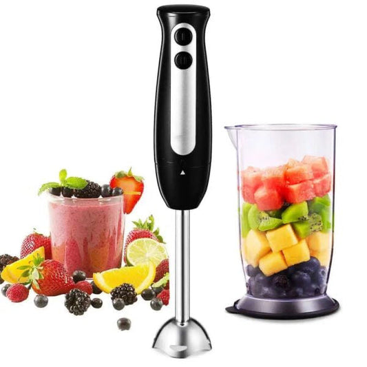 Set blender de mâna 4 in 1, 1200W cu 9 viteze și funcție turbo