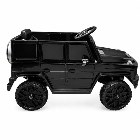 Mașină Electrică pentru Copii Tip SUV 4×4 Premium, Design Inspirat Mercedes G-Class AMG, 12V, Lumini LED, Muzică, Negru